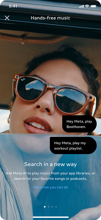 In-product education for voice listening